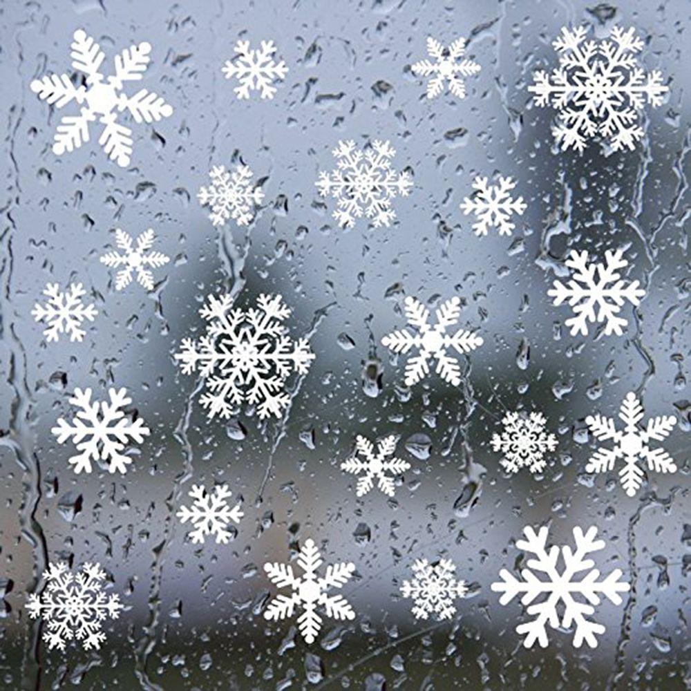Snowflake Window Decal - 27/38PCS 선물 크리스마스 축제 용품 홈