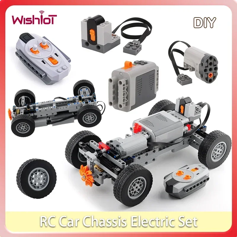 Lego Set Technic - 4WD RC 자동차 섀시 전기 세트