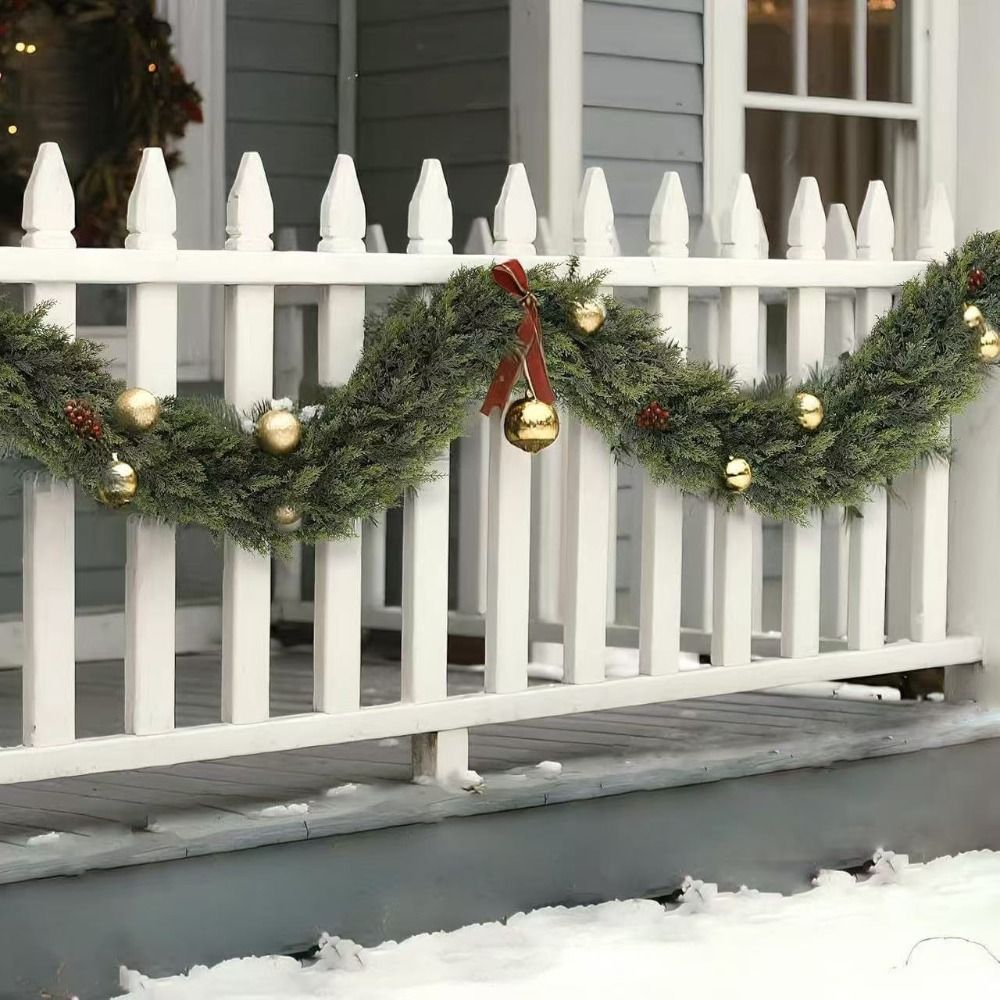 Christmas Wreath Fake - 1.8/2.7m 인조 노퍽 파인 가랜드 벽걸이