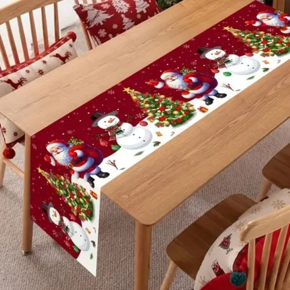 Christmas Table Runner - 산타클로스 크리스마스 테이블 러너 크리스마스 홈