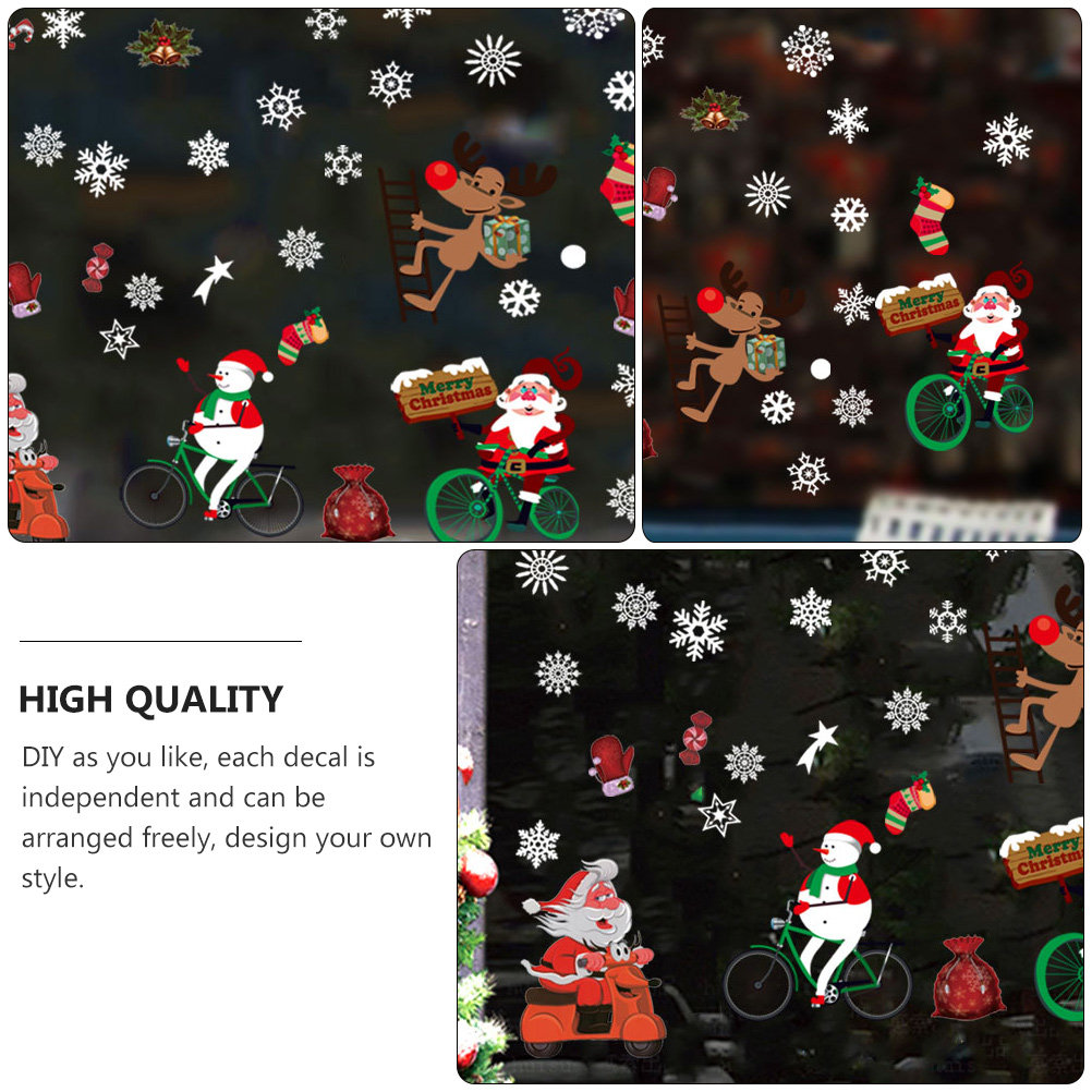 창문 겨울 스티커 장면 휴일 장식 스티커 눈송이 데칼  - Snowflake Window Decal 리뷰 및 가격