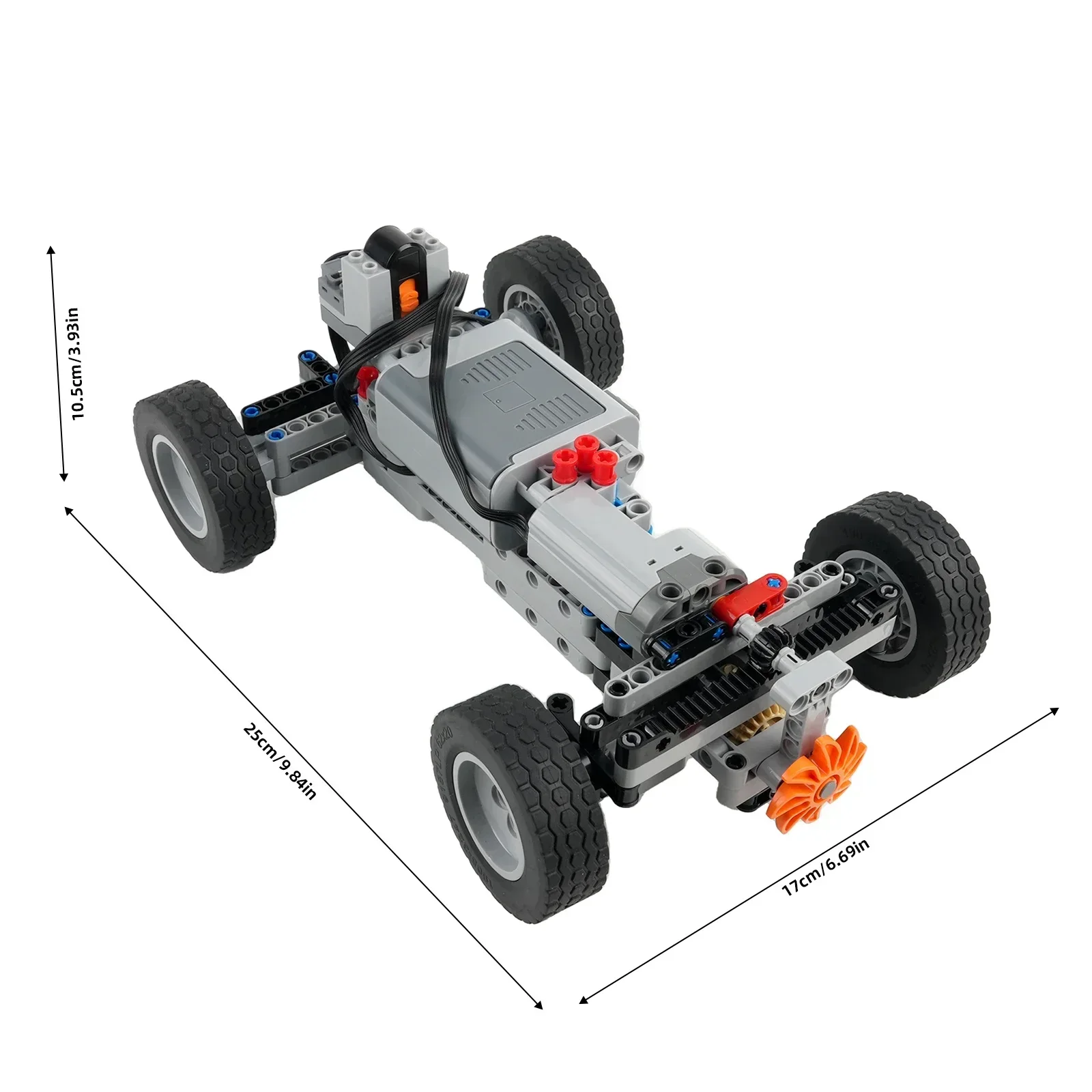 4WD RC 자동차 섀시 전기 세트 빌딩 블록 모터 휠 - Lego Set Technic 리뷰 및 가격