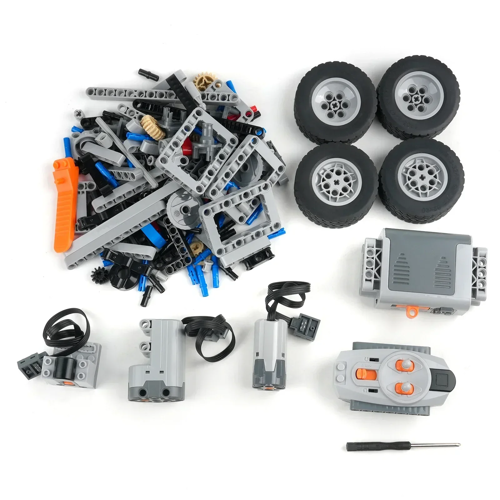 4WD RC 자동차 섀시 전기 세트 빌딩 블록 모터 휠 - Lego Set Technic 리뷰 및 가격