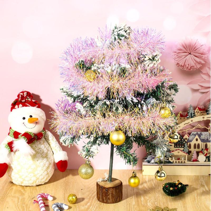 1/3/5PCS 2M 핑크 크리스마스 반짝이 가랜드 메 - Tinsel Garland Decoration 리뷰 및 가격