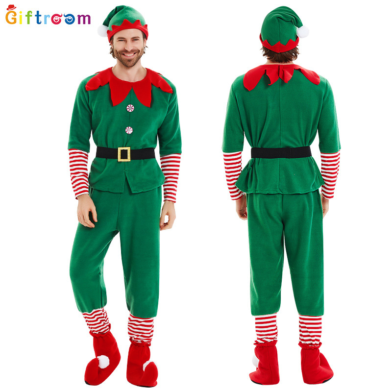 크리스마스 어린이 및 성인 크리스마스 엘프 의상, 산타 - Elf Costume Christmas 리뷰 및 가격