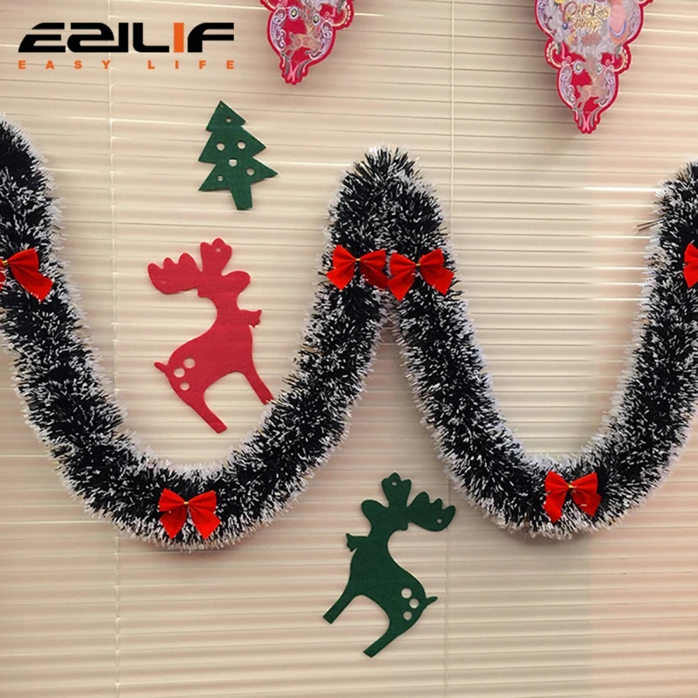 크리스마스 테슬 가랜드 인공 크리스마스 가랜드 LED  - Tinsel Garland Decoration 리뷰 및 가격