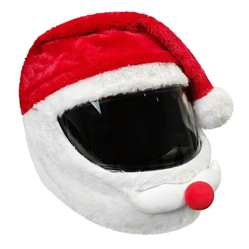 산타클로스 헬멧 커버 플러시 크리스마스 모자, 범용 오 - Santa Hat Plush 리뷰 및 가격