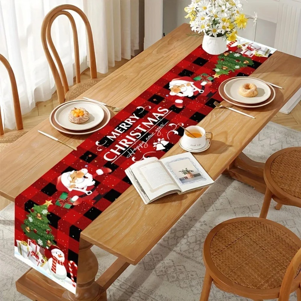 산타클로스 크리스마스 테이블 러너 크리스마스 홈 데코레 - Christmas Table Runner 리뷰 및 가격