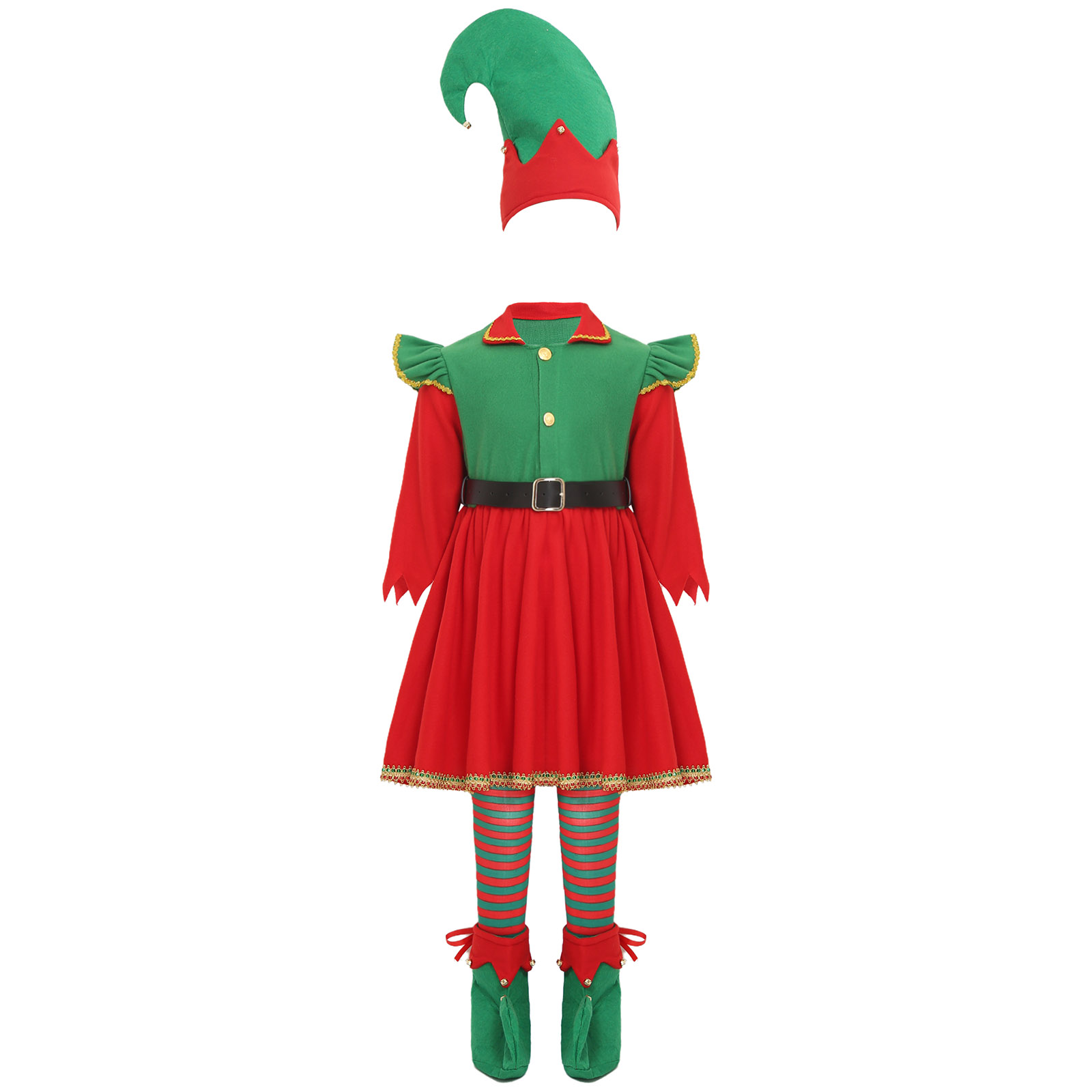 엘프 소녀 크리스마스 의상 산타클로스 도우미 엘프 드레 - Elf Costume Christmas 리뷰 및 가격