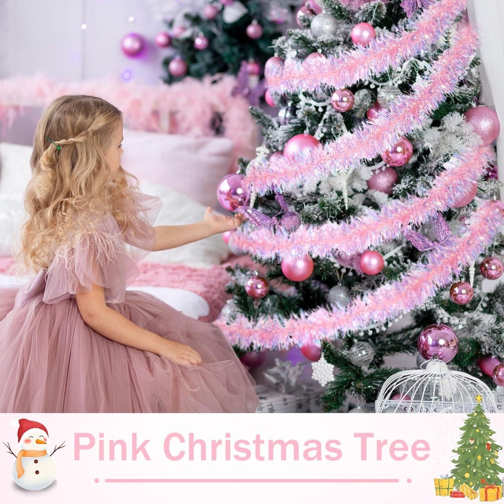 2M/9CM 크리스마스 장식 스트립 다채로운 스트립 D - Tinsel Garland Decoration 리뷰 및 가격