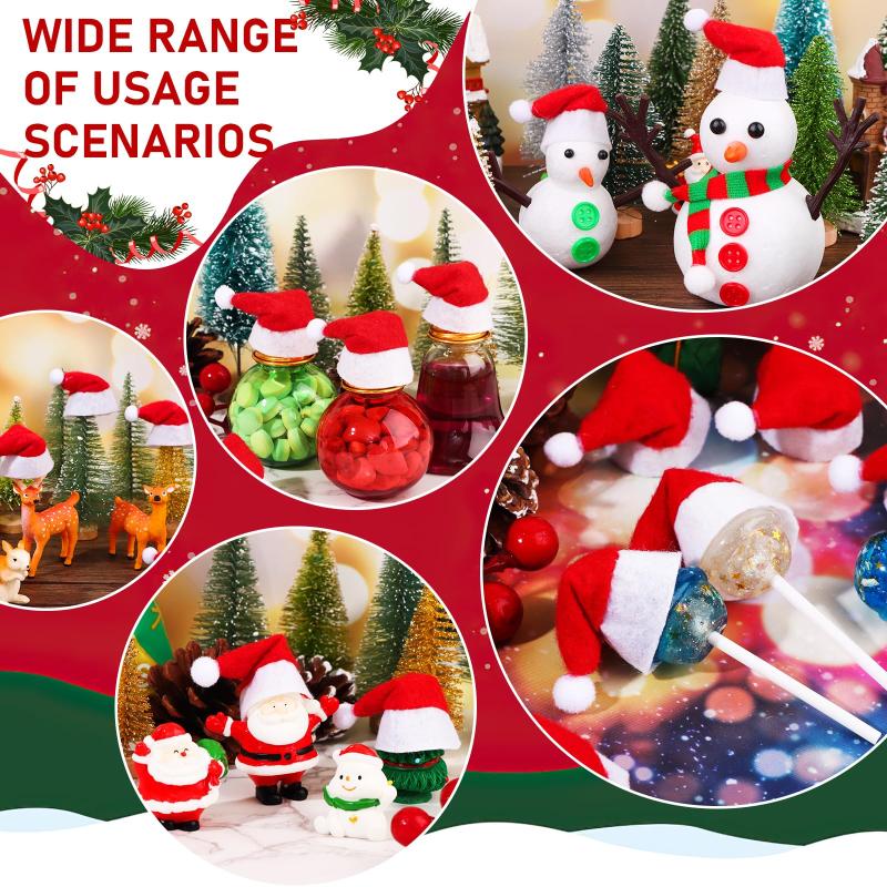 새로운 30개 미니 크리스마스 산타 모자, 부드러운 플 - Santa Hat Plush 리뷰 및 가격