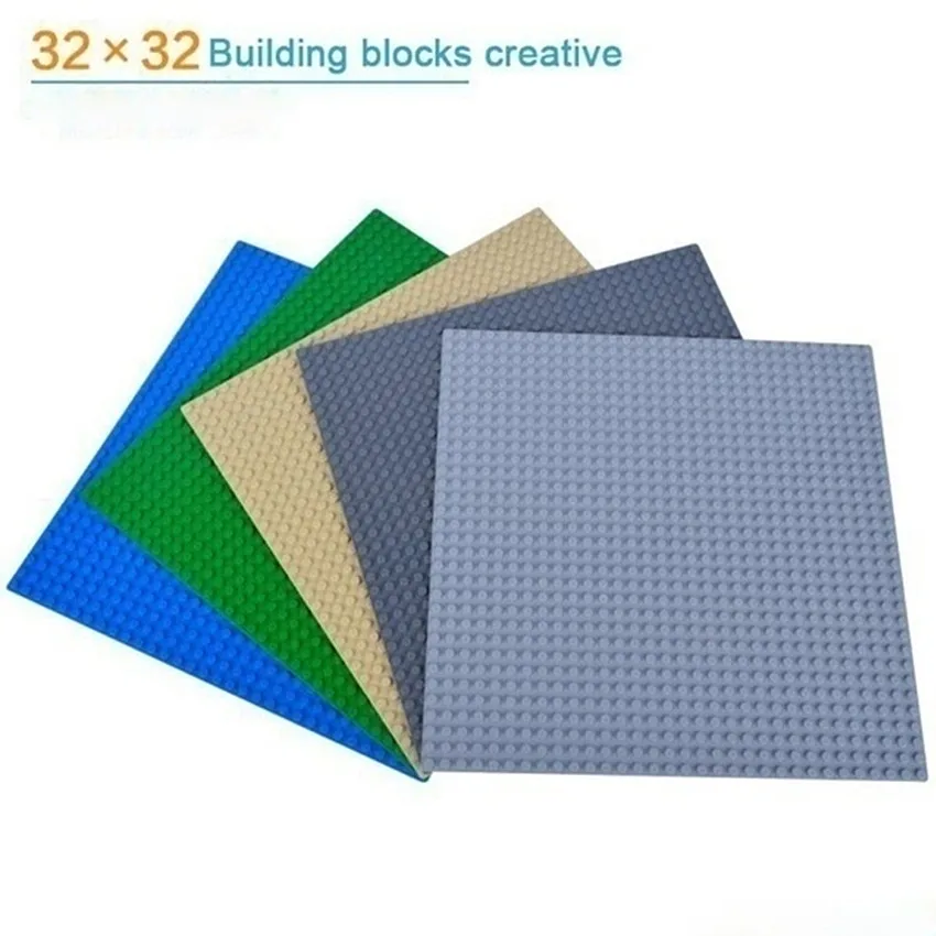 6PCS 클래식 기본 플레이트 32x32 16x32 도 - Lego Set City 리뷰 및 가격