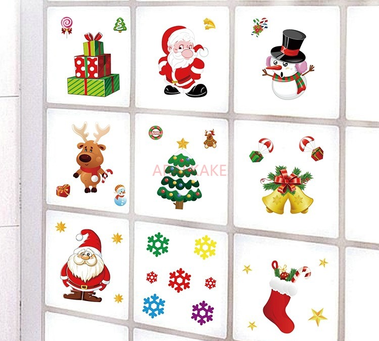 1PCS 탈부착 가능한 크리스마스 정전기 스티커 창문  - Snowflake Window Decal 리뷰 및 가격